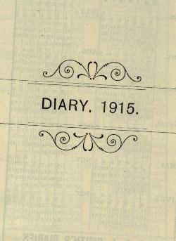 Sharp Diary 1915