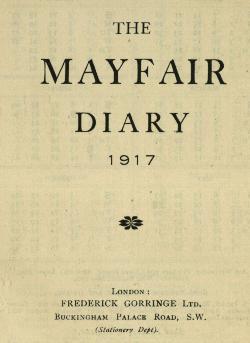 Sharp Diary 1917