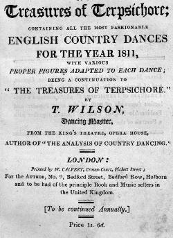 The Treasures of Terpischore by T. Wilson (1809)